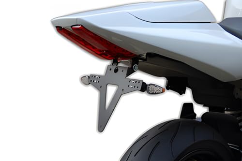 Zieger Support de plaque d'immatriculation pour moto compatible avec : Suzuki SV 650 N/S Standard