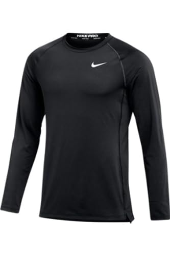 Nike Dri-FIT スリムフィット M ブラック Amazon.com: Nike Mens Pro Slim Long Sleeve Training Top (X-Small