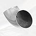 X AUTOHAUX 1 Pcs OD 5 Inch 90 Degree Mandrel Bend Elbow SS304 Stainless Steel Bend Tube Exhaust Elbow Pipe for Car Modified Exhaust System 5