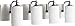 Quorum International Celeste 4-LT Vanity - Satin Nickel - 5009-4-65