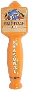 Blue Moon First Peach Ale Beer Tap Handle, Orange, Seasonal
