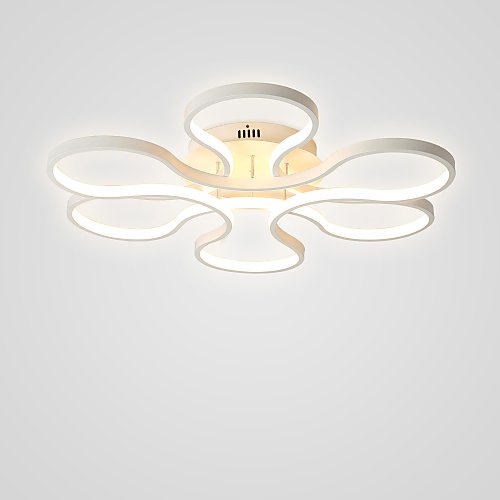 LightInTheBox Modern Ceiling Lamp Flower Shape LED Ceiling Light Rings Lighting Fixture for Living Room,Bedroom,Dining Room