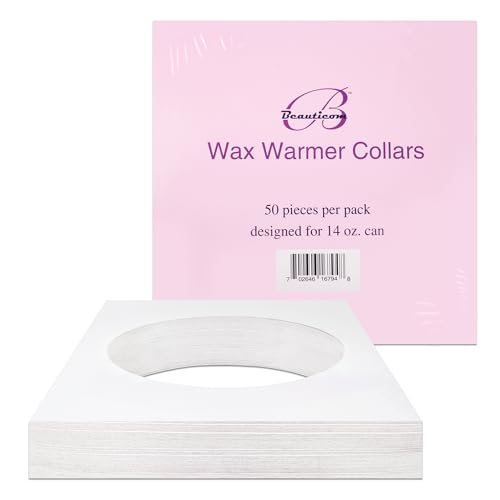 Beauticom (Bulk Quantity: 1000 Pieces) Square Shaped Wax Warmer Universal Protective Collars Ring for 14oz Wax Can