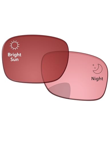 Image of Replacement Lenses for Ray-Ban Meta Wayfarer RW4006 & RW4012 50mm AI Glasses - Photochromic, Anti Blue Light Lens