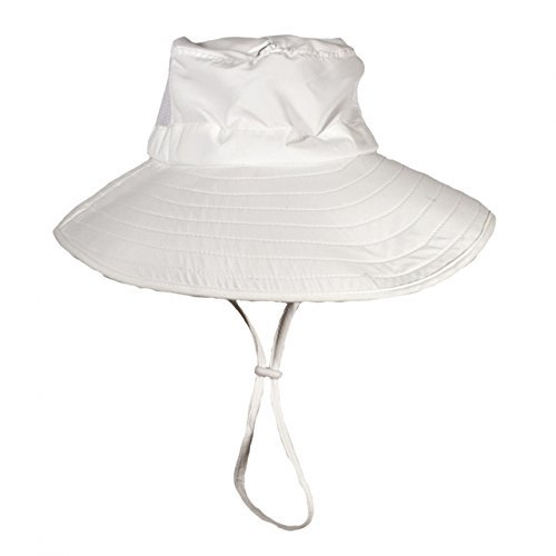 Bughat - Adult Work n Play Mosquito Net Hat - White - Small/Medium - Unisex - Outdoor Hat - Sun and Bug Protection