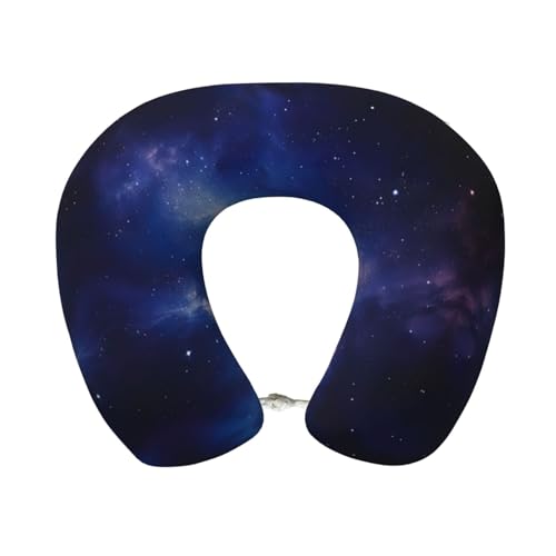 Almohada de Viaje de Fibra Poliéster Semicircular Negra miniatura 1