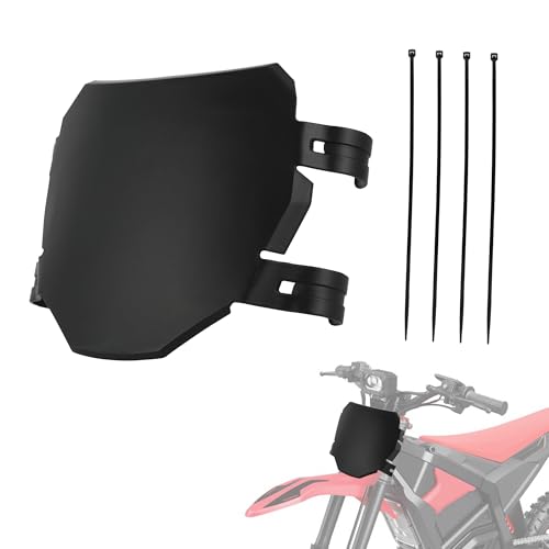 Silutrcn Universal Electric Dirt Bike ＆ Ebike Number Plate-Black