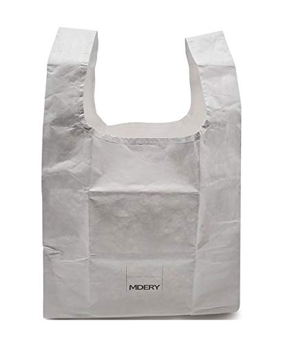 ハムデリー タイベック製 エコバック【紙のような質感】 超コンパクト 防水 大容量 タイベックR [持ち運びタイプ] 耐水性/軽量/強度/耐久性/通気性 折りたたみ 折り畳み 買い物 用 ショッピングバック ホワイト ecobag 人気