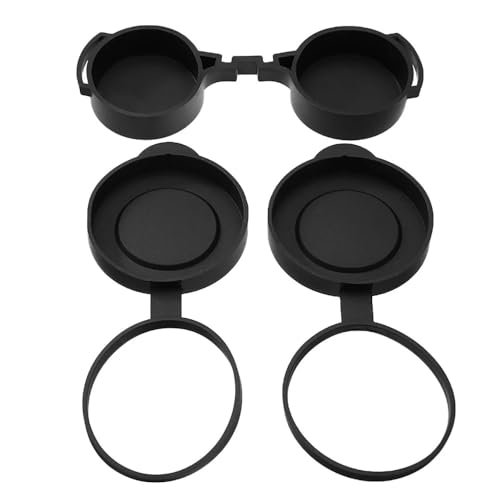 Binoculars Protective Rubber Objective Lens Caps Binocular Eyepiece Lens Cover Telescope Cover Lens Protection (42 Objective Cover)