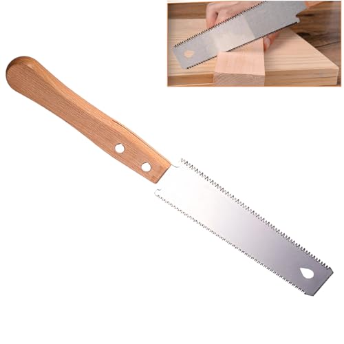 30.5cm Sierra Mano, Pequeña Sierra Japonesa, Sierra de Tracción de Doble Cara, Cuchilla Flexible, Sierra para Madera, Herramientas Carpinteria Madera, para ArtesaníAs, Aficiones, Bricolaje