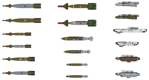 ファインモールド(FineMolds) 1/72 ジェット機シリーズ アメリカ 航空機用爆弾セット2 プラモデル FF102 (飛行機)