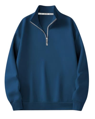 Image of AUSK Men Sweatshirt || Full Sleeve Sweatshirt with Zip Neck