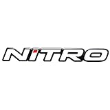 Nitro Boat Raised Decal 153234 | White Logo Sticker