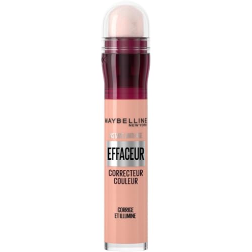 Maybelline New York - Instant Effaceur - Correcteur de Couleur - Corrige les Rougeurs, Cernes, Taches et Imperfections - Tenue Longue Durée 12H - Teinte :...