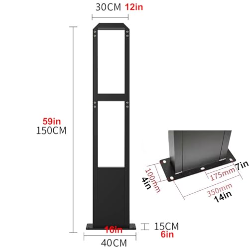 Socle de recharge robuste : la solution pour fixer votre borne de recharge extérieure