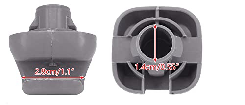 beler Grey Interior Sun Visor Clip Holder Bracket Fit for Nissan Qashqai J10 Juke 350Z Infiniti FX45 FX35 G35 96409BC402 96409EA00A 96409CG000