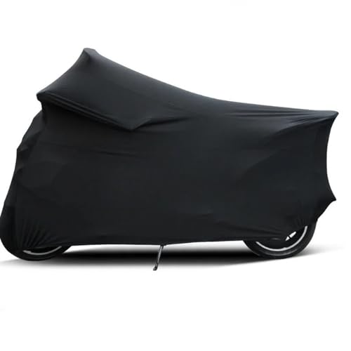 Funda Moto,Funda Moto Impermeable Cubiertas elásticas universales for motocicleta, cubierta protectora UV for interior y exterior, cubierta a prueba de polvo for Motor de bicicleta y Scooter, tela elá
