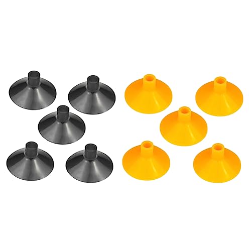 KICHOUSE 10pcs Kids Suction Cup Arrows Hunting Suction Cup Arrows Replacement
