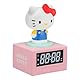 Paladone Hello-Kitty-Wecker, Nachtlicht und Musik, digital, offizielles Lizenzprodukt von Sanrio, Schlafzimmerdeko für Kinder, Jugendliche und Erwachsene, Batteriebetrieb, niedliches Kawaii-Geschenk