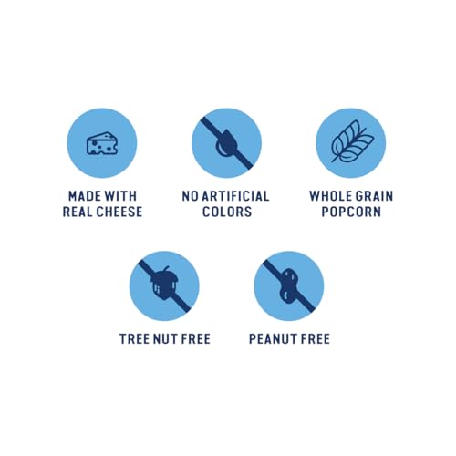 SkinnyPop Aged White Cheddar Popcorn, Gluten Free, Non-GMO, Healthy Popcorn Snacks, Skinny Pop, 4.4 oz Grocery Sized Bags (12 Count)