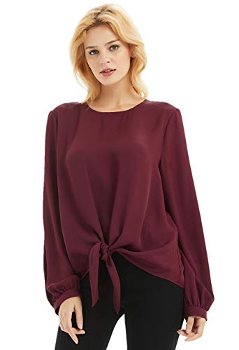 chiffon blouses for work