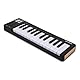 Arturia MicroLab mk3 – kompaktes, anschlagsdynamisches MIDI-Controller-Keyboard mit 25 Tasten, Dual Touch Strips, Akkordmodus, Sustain-Pedal-Input – Schwarz