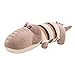 WJTMY Plüschtiere, Grau Plüsch-Dinosaurier Stofftier Spielzeug, Kissen Puppen Lange Bars Nette Mädchen-Schlafkissen Geburtstags-Geschenk-Spielzeug (Farbe: Grau) (Size : 80cm)