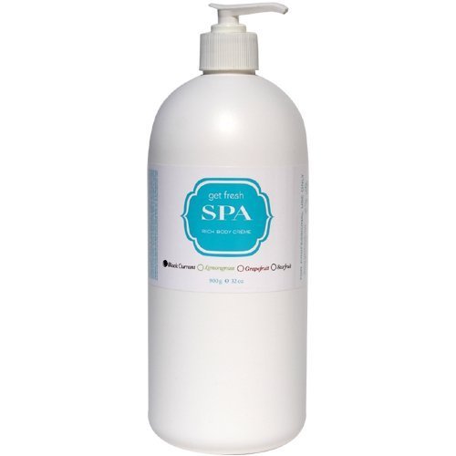 Get Fresh Spa Rich Body Creme, Lemongrass, 32 oz