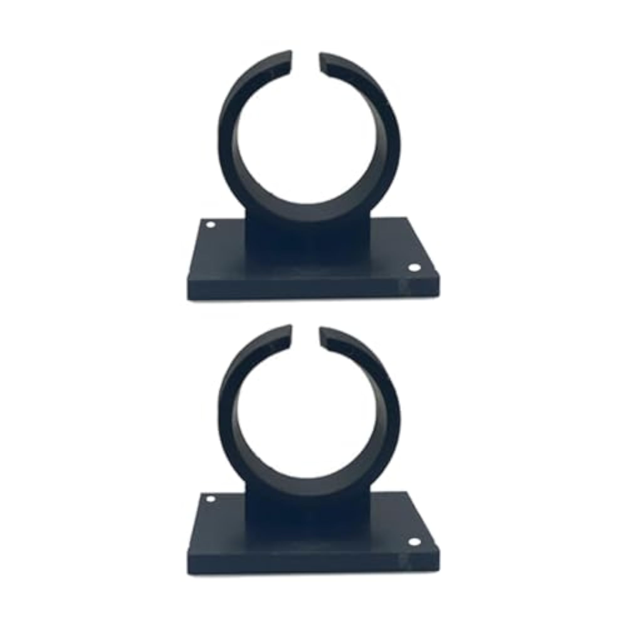 Practical Portable Adhesive Microphone Holder Hook, Black
