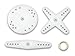 Hitec Servo Arms - Giant Servo 3-pc Asstd