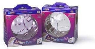 Kritter Krawler Pet Exercise Ball [Set of 3] Size: Mini (5" W), Color: Clear