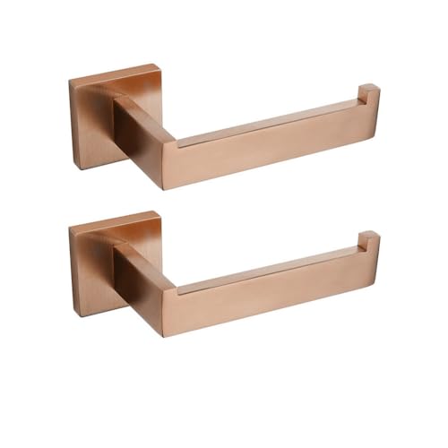 Accessoires salle de bain or rose brossé chic - 2
