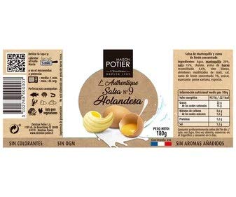 Salsa holandesa Maison Potier 180 grs