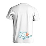 [アートワークスコウベ] バスケ Tシャツ 半袖 練習着 ドライ バスケをしている時間が好き ユニセックス XL ホワイト