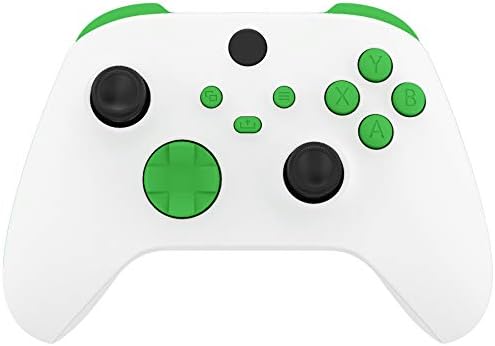 eXtremeRate Chrome Pink Replacement Buttons for Xbox Series S & Xbox Series X Controller, LB RB LT RT Bumpers Triggers D-pad ABXY Start Back Sync Share Keys for Xbox Series X/S Controller