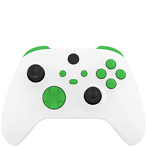 Tasti Pulsanti Ricambio per Xbox Series X Controller Trigger LB RB LT RT Bumper Grilletti D-pad Pulsante ABXY per Xbox S JoystickVerde