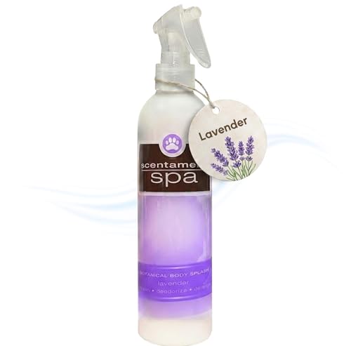 Image of Best Shot Scentament Spa Botanical Body Splash, Body Spray for Pets, Cat and Dog Cologne Spray, Lavender Aloe, 8 Oz.