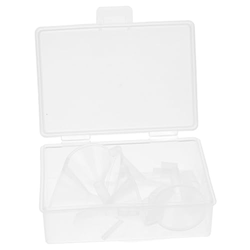 WRITWAA Mini Embudos De Plástico para Trasvasar Líquidos Embudos Precisión Juego Pipetas y