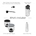 De'Longhi Rivelia Automatic Espresso Machine with Grinder & Milk Frother – All-in-One Coffee Maker, Hot & Iced Latte, Cappuccino, Bean Switch System, Burr Grinder, Compact Italian Design, Black