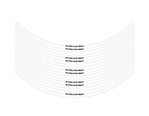 エムディーエフ リムストライプ ソリッドタイプ ホワイト 4mm幅 17インチ RIM-4M-WH-17