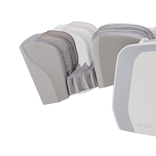 Osaki Monarch Full Body Massage Chair | Zero Gravity 3D SL-Track | Space Saving Technology Recliner| 9 Unique Auto Programs | Bluetooth Connection (LE Taupe)