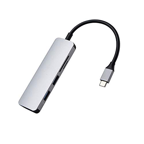 Thinktoo Type-C USB 3.0 to 4K USB 3.0 SD TF Card Reader 5in1