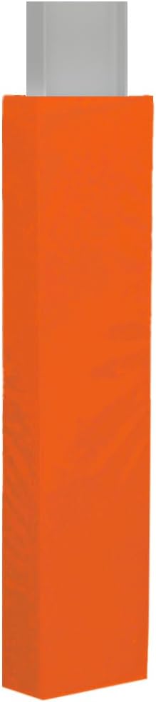We Pad It Safety Pole Pad, for Square Pole Only, 4 FT Tall, 2” Thick Foam, Weatherproof, UV-Resistant, Hook/Loop Closure