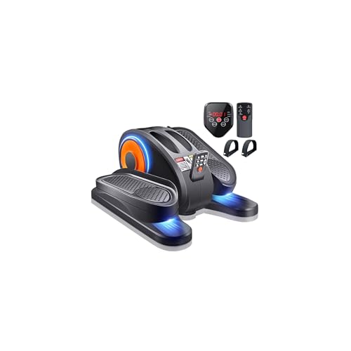 ESL Under Desk Elliptical with Remote & LCD for Seniors