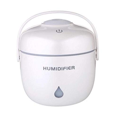 Ätherische Öle Diffusor Nebel Luftbefeuchter Luftreiniger Haushalts Ultraschall Reiskocher Luftbefeuchter, Weiß, Weiß