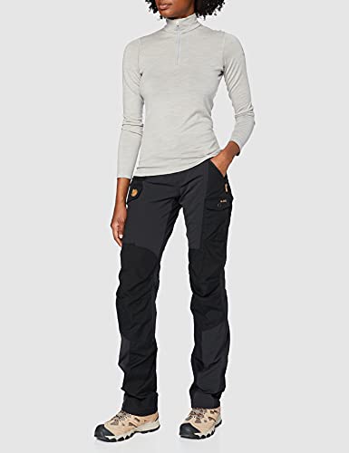 Fjällräven Damen Nikka Curved Hose, Schwarz, 42 EU