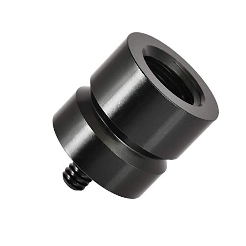 AdirPro Tripod Adapter - 5/8-Inch to 1/4-Inch Threaded Female to Male Tripod Adapter - Heavy Duty & Lightweight Thread Conversion Tool Used to Stabilize Laser on A Tripod