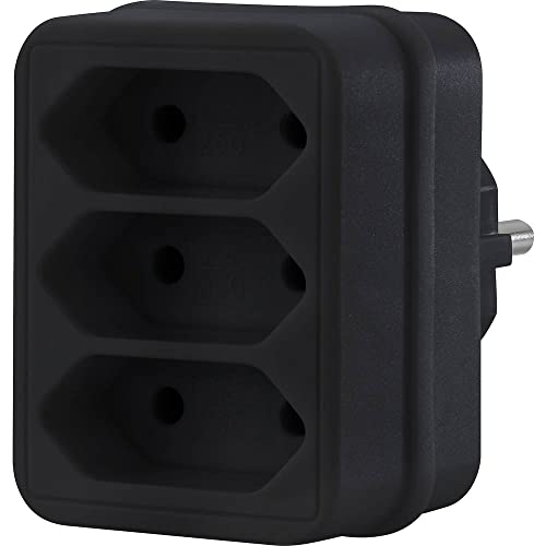 sygonix SY-4673754 distributore di corrente Nero