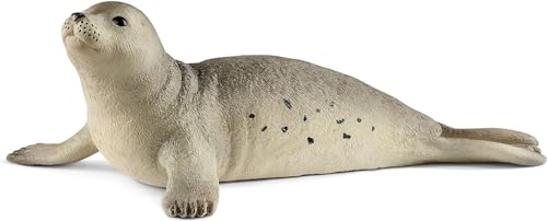 SCHLEICH WILD Life | Seehund 14801 | detailgetreue Tierfiguren | Zoo Spielzeug | tolles Geschenk für Jungen und Mädchen | Deko für Geburtstag...