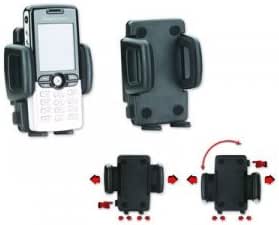 HR 1230/43 "Mini Flat Fix Gripper 3" Universeller Mobiltelefon-/ SmartPhone Kfz-Halter besonders geeignet für Klapphandys, Sliederhandysund MP3 Player (z.B. Apple iPOD), geeignet für Geräte mit einer Breite von 37 mm bis 67 mm